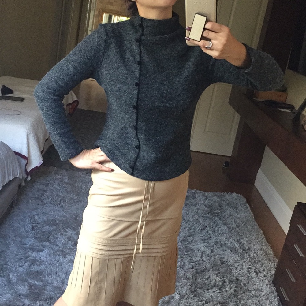 Jack dark gray wool sweater 🌺❤️🎁💖a4